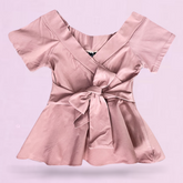 Blusa megan palo de rosa